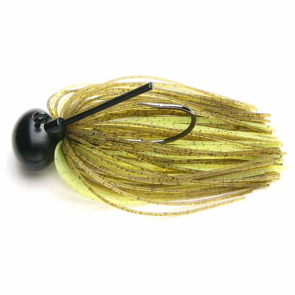 Rubber Jig Model II - Green Pumpkin/Chartreuse 401 - KEITECH