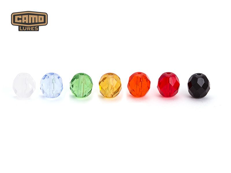 6 mm Glasperle facettiert - CAMO Lures