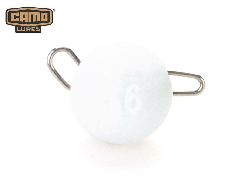 Tungsten Flexible Heads White - CAMO Lures