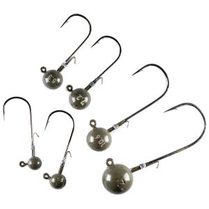 LMAB Tungsten Round Jig Gr. 3/0 - Green Pumpkin