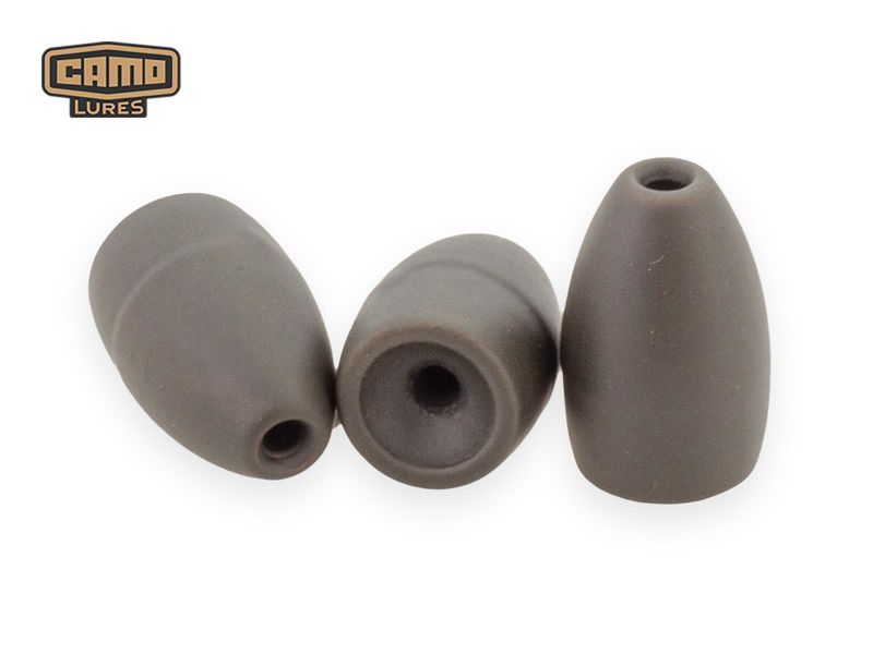 CAMO TUNGSTEN FLIPPING WEIGHT - GREEN PUMPKIN