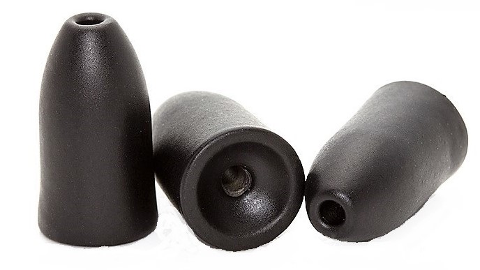 Tungsten Bullet Weight Black - CAMO Lures