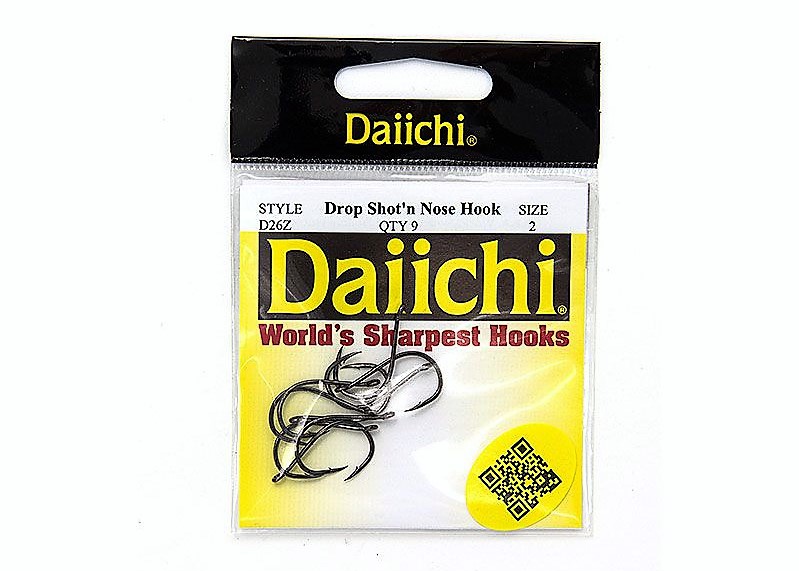Daiichi Drop Shot'n Nose Hook (Black Nickel)