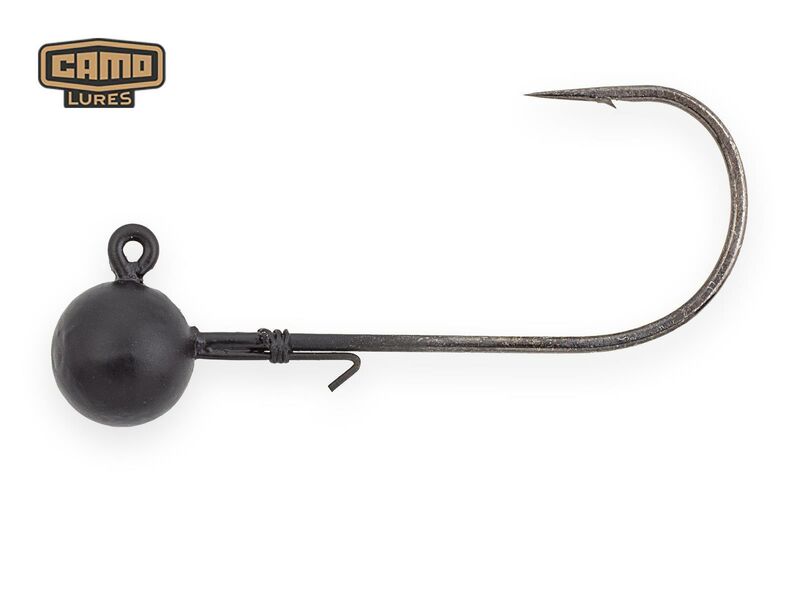 CAMO Tungsten Rundkopf Jig Größe 6