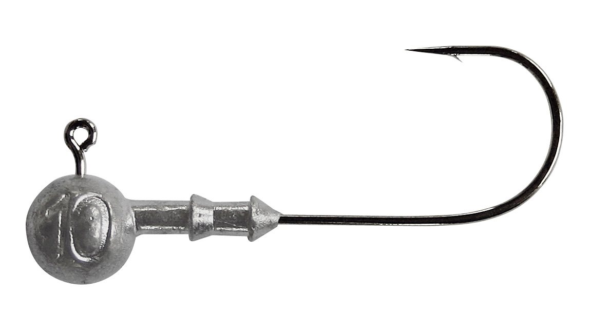 Gamakatsu Light Jigs, Rundkopf Größe 1/0 - BigPack 25 Stück