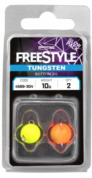 Freestyle Tungsten Bottom Jig Glow Orange/Chartreuse - SPRO