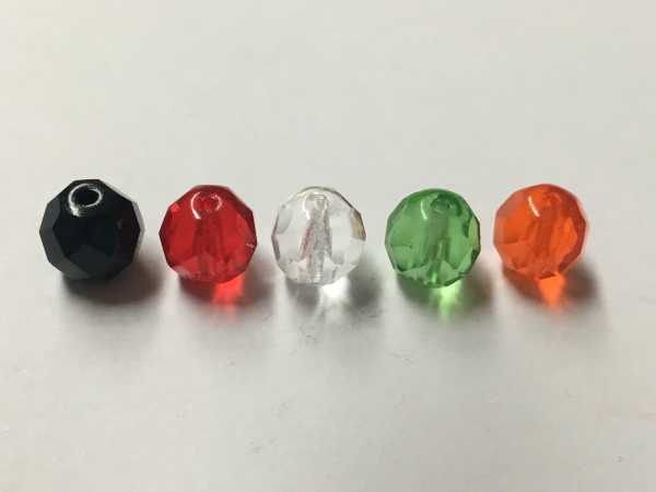 10 mm Glasperle facettiert - CAMO Lures